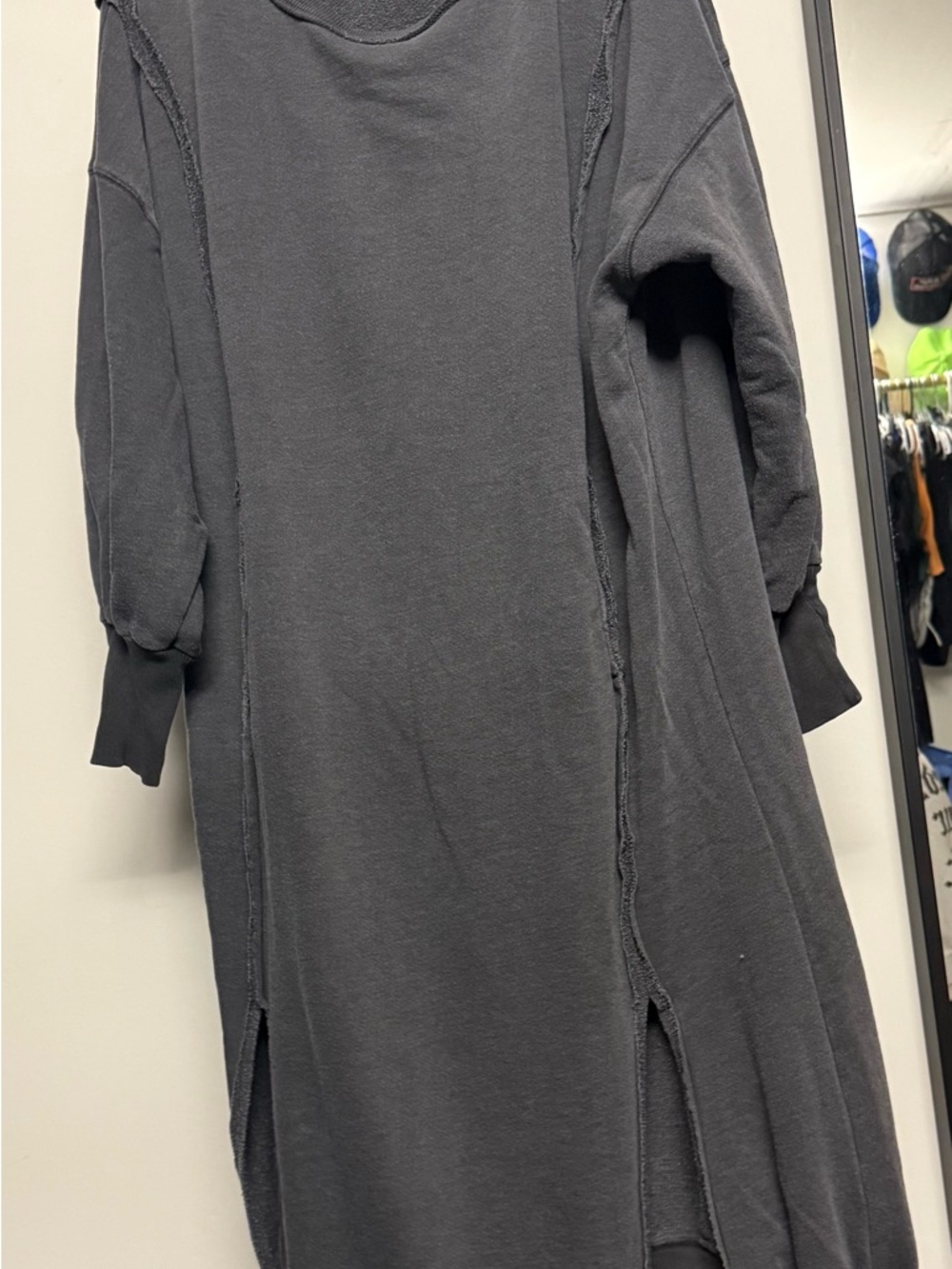 We The Free Charcoal High-Low Sweatshirt Dress - Picture 7 of 8